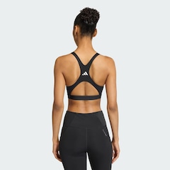 Top adidas Esportivo Suporte Alto Optime Essentials Workout Feminino - Foto 3