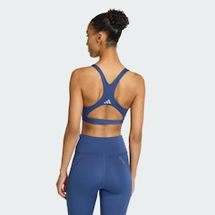 Top adidas Esportivo Suporte Alto Optime Essentials Workout Feminino - Foto 3