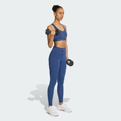 Top adidas Esportivo Suporte Alto Optime Essentials Workout Feminino - Foto 4