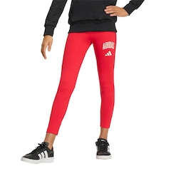 Calça Legging Adidas Seasonals Collegiate Typography Infantil - Foto 1