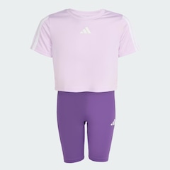 Conjunto adidas Train 3 Listras Essentials Infantil - Foto 2