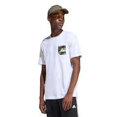 Camiseta adidas Camo Woven Pocket Masculina - Foto 1