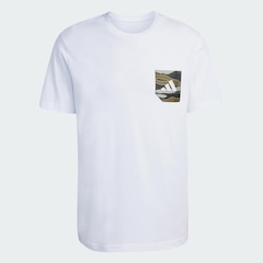 Camiseta adidas Camo Woven Pocket Masculina - Foto 2