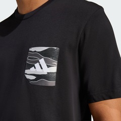 Camiseta adidas Camo Woven Pocket Masculina - Foto 6