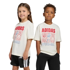 Camiseta Infantil Adidas Marvel Homem-Aranha - Foto 1