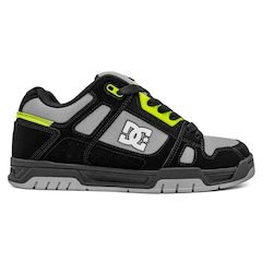 Tênis Unissex DC Stag Black Grey Lime - Foto 1