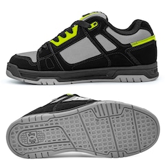 Tênis Unissex DC Stag Black Grey Lime - Foto 2
