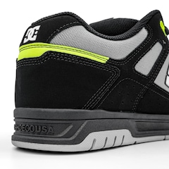 Tênis Unissex DC Stag Black Grey Lime - Foto 5