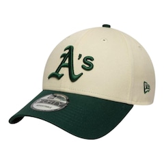 Boné Masculino New Era Colour Block 940 Oakland Athletics Aba Curva - Foto 1