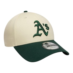 Boné Masculino New Era Colour Block 940 Oakland Athletics Aba Curva - Foto 3