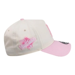 Boné Masculino New Era 940A-Frame 2tone Los Angeles Dodgers Off White Aba Curva - Foto 3