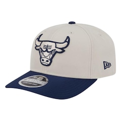 Boné Masculino New Era 970ss Sandy Sea Chicago Bulls Aba Curva - Foto 1