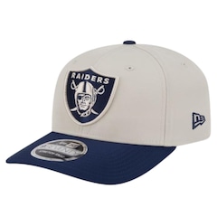 Boné Masculino New Era 970ss Sandy Sea Las Vegas Raiders Aba Curva - Foto 1