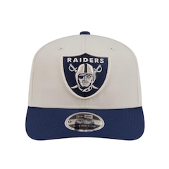 Boné Masculino New Era 970ss Sandy Sea Las Vegas Raiders Aba Curva - Foto 2