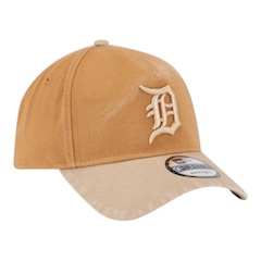 Boné Masculino New Era 940 A-Frame Detroit Tigers Washed Earthtones Aba Curva - Foto 2