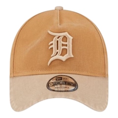 Boné Masculino New Era 940 A-Frame Detroit Tigers Washed Earthtones Aba Curva - Foto 3