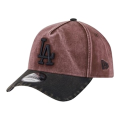 Boné Masculino New Era 940 A-Frame Los Angeles Dodgers Earthtones Aba Curva - Foto 1