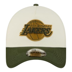 Boné Masculino New Era 940A-Frame Metallic Los Angeles Lakers Aba Curva - Foto 3
