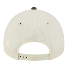 Boné Masculino New Era 940A-Frame Metallic Chicago Bulls Off White Aba Curva - Foto 4