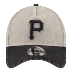 Boné Masculino New Era 940AF Washed Earthtones Pittsburgh Pirates Aba Curva - Foto 3