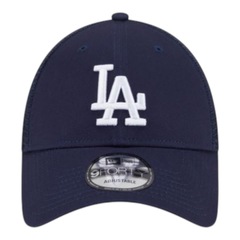 Boné Masculino New Era 940snap Trucker Los Angeles Dodgers Aba Curva - Foto 1