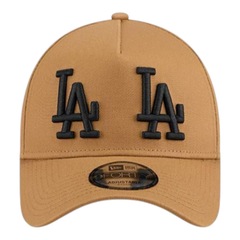 Boné Masculino New Era 940AF Double Logo Los Angeles Dodgers Aba Curva - Foto 2