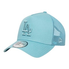 Boné Masculino New Era League Ess Trucker Los Angeles Dodgers Aba Curva - Foto 1
