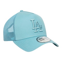 Boné Masculino New Era League Ess Trucker Los Angeles Dodgers Aba Curva - Foto 2
