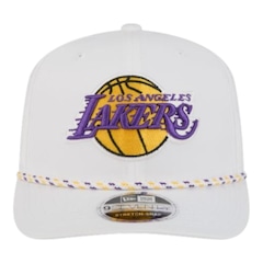 Boné Masculino New Era 970ss Los Angeles Lakers Aba Curva - Foto 3