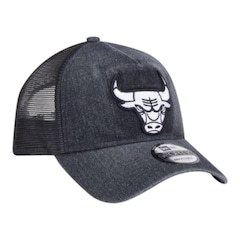 Boné Masculino New Era 940AF Trucker Wshd Chicago Bulls Aba Curva - Foto 2