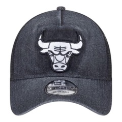 Boné Masculino New Era 940AF Trucker Wshd Chicago Bulls Aba Curva - Foto 3