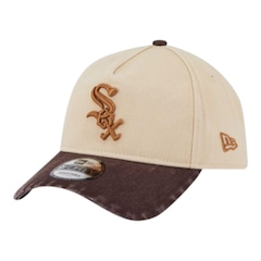 Boné Masculino New Era 940AF Washed Earthtones Chicago White Sox Aba Curva - Foto 1
