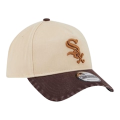 Boné Masculino New Era 940AF Washed Earthtones Chicago White Sox Aba Curva - Foto 2