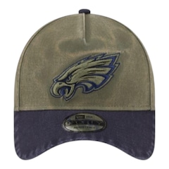 Boné Masculino New Era 940A-Frame New Olive Philadelphia Eagles Aba Curva - Foto 3