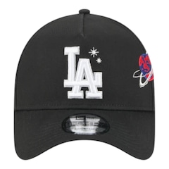 Boné Masculino New Era 940 A-Frame Los Angeles Dodgers Planets Aba Curva - Foto 3