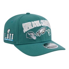 Boné Masculino New Era 970ss Super Bowl Philadelphia Eagles Aba Curva - Foto 2