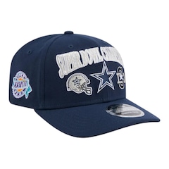 Boné Masculino New Era 970ss Super Bowl Dallas Cowboys Aba Curva - Foto 2