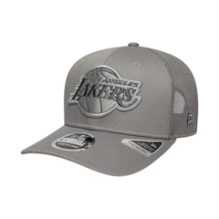 Boné Masculino New Era Tonal 970SS Los Angeles Lakers Aba Curva - Foto 1