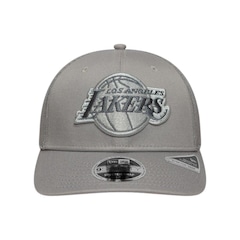 Boné Masculino New Era Tonal 970SS Los Angeles Lakers Aba Curva - Foto 3