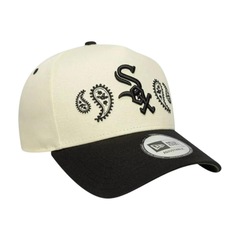 Boné Masculino New Era 940EF Paisley Chicago White Sox Aba Curva - Foto 2