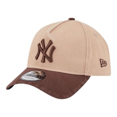 Boné Masculino New Era 940 A-Frame New York Yankees Shade Wash Aba Curva - Foto 3