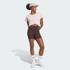 Top adidas esportivo de suporte leve Optime Leopard Strappy Feminino - Foto 7