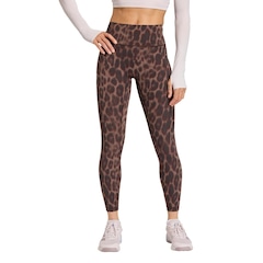 Calça Legging adidas Optimé Power Leopard 7/8 Feminino - Foto 1