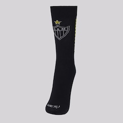 Meia Cano Alto Atlético Mineiro Escudo Unissex - Foto 1