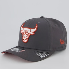 Boné Unissex New Era NBA Chicago Bulls Prolight 970SS Aba Curva - Foto 2