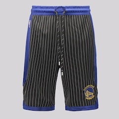 Bermuda NBA Golden State Warriors Logo Masculina - Foto 1