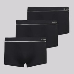 Kit de 3 Cuecas Boxer Lupo Microfibra Masculina - Foto 1