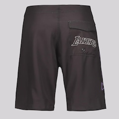 Bermuda NBA Los Angeles Lakers Logo Masculina - Foto 3