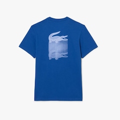 Camiseta Lacoste Ultra-Dry Estampada Esportiva Masculina - Foto 5