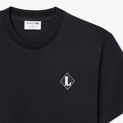 Camiseta Lacoste Francesa com Detalhe de Distintivo Masculina - Foto 4